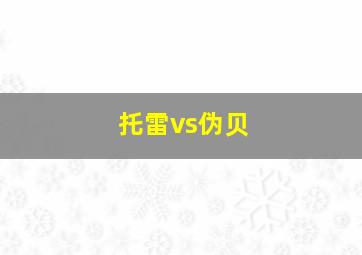 托雷vs伪贝