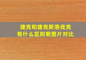 捷克和捷克斯洛伐克有什么区别呢图片对比