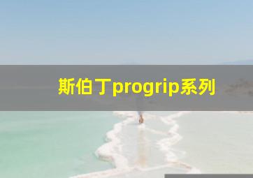 斯伯丁progrip系列