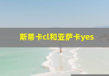 斯蒂卡cl和亚萨卡yes