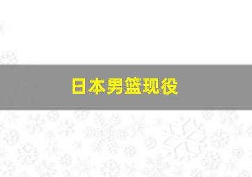 日本男篮现役