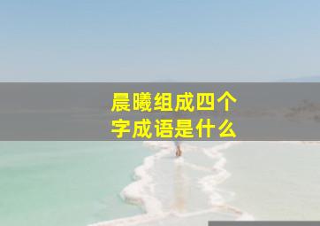 晨曦组成四个字成语是什么