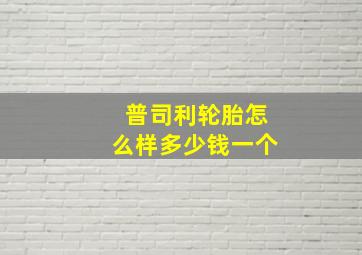 普司利轮胎怎么样多少钱一个