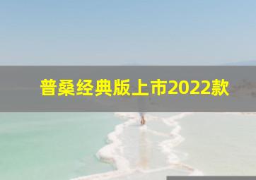 普桑经典版上市2022款