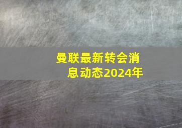 曼联最新转会消息动态2024年