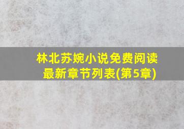 林北苏婉小说免费阅读最新章节列表(第5章)