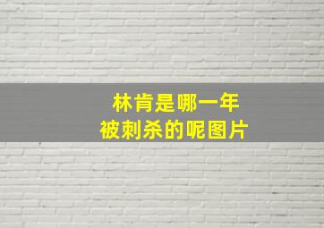 林肯是哪一年被刺杀的呢图片