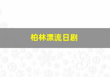 柏林漂流日剧