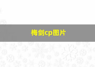 梅剑cp图片