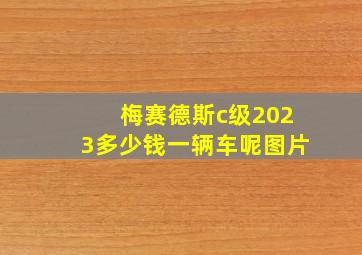 梅赛德斯c级2023多少钱一辆车呢图片