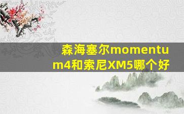 森海塞尔momentum4和索尼XM5哪个好