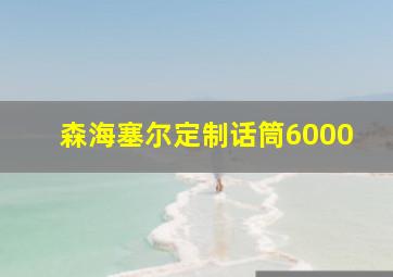 森海塞尔定制话筒6000