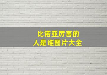 比诺亚厉害的人是谁图片大全