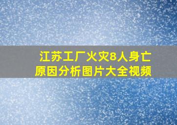 江苏工厂火灾8人身亡原因分析图片大全视频