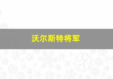 沃尔斯特将军