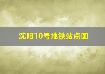 沈阳10号地铁站点图