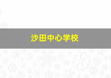 沙田中心学校