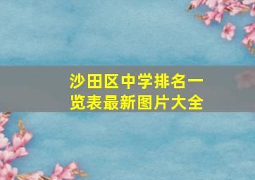 沙田区中学排名一览表最新图片大全