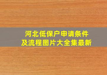 河北低保户申请条件及流程图片大全集最新