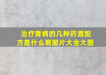 治疗胃病的几种药酒配方是什么呢图片大全大图