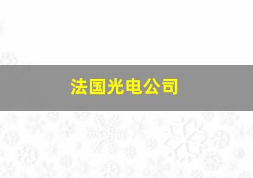 法国光电公司