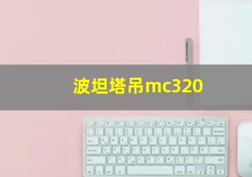 波坦塔吊mc320