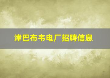 津巴布韦电厂招聘信息