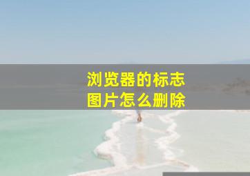 浏览器的标志图片怎么删除