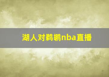 湖人对鹈鹕nba直播