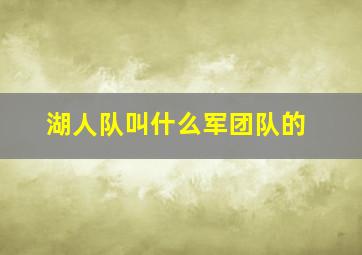 湖人队叫什么军团队的