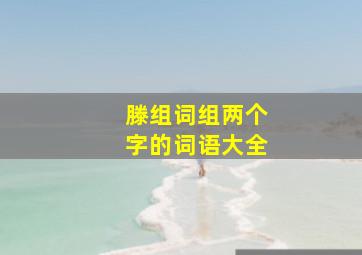 滕组词组两个字的词语大全