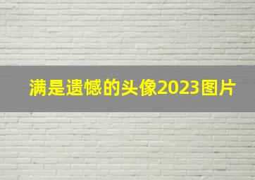 满是遗憾的头像2023图片