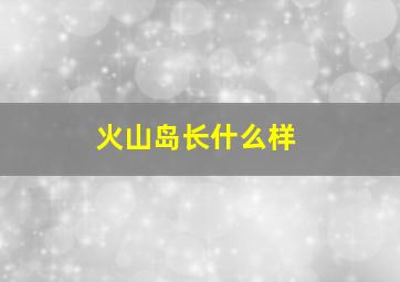 火山岛长什么样