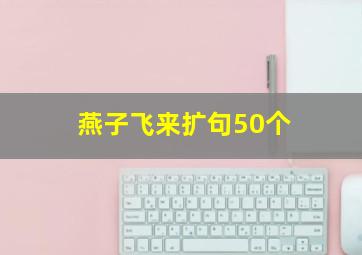 燕子飞来扩句50个