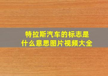 特拉斯汽车的标志是什么意思图片视频大全