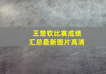 王楚钦比赛成绩汇总最新图片高清