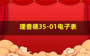 理查德35-01电子表