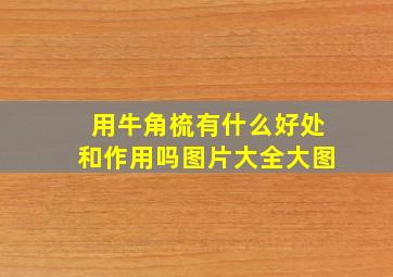 用牛角梳有什么好处和作用吗图片大全大图