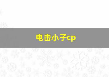 电击小子cp