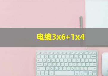 电缆3x6+1x4