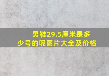 男鞋29.5厘米是多少号的呢图片大全及价格