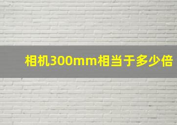 相机300mm相当于多少倍