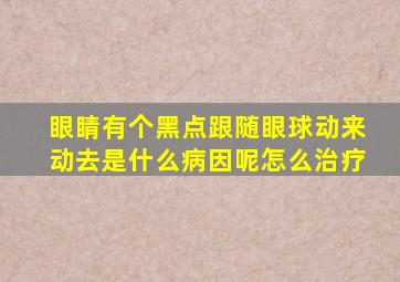 眼睛有个黑点跟随眼球动来动去是什么病因呢怎么治疗