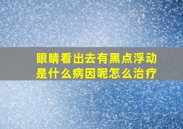 眼睛看出去有黑点浮动是什么病因呢怎么治疗