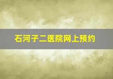 石河子二医院网上预约