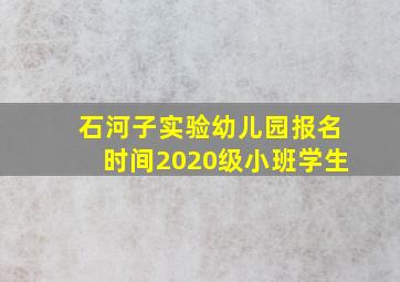 石河子实验幼儿园报名时间2020级小班学生