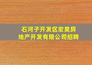 石河子开发区宏昊房地产开发有限公司招聘