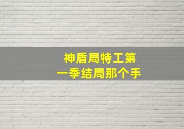 神盾局特工第一季结局那个手