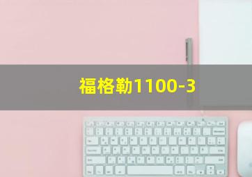 福格勒1100-3