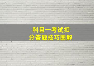 科目一考试扣分答题技巧图解